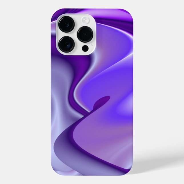 Funda Para iPhone Sueños del arcoiris de flores moradas (Reverso)