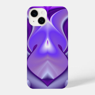 Funda Para iPhone 14 Sueños del arcoiris de flores moradas