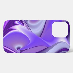Funda Para iPhone 13 Pro Max Sueños del arcoiris de flores moradas