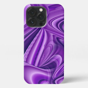 Funda Para iPhone 13 Pro Sueños del arcoiris de flores moradas