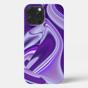 Funda Para iPhone 13 Pro Max Sueños del arcoiris de flores moradas