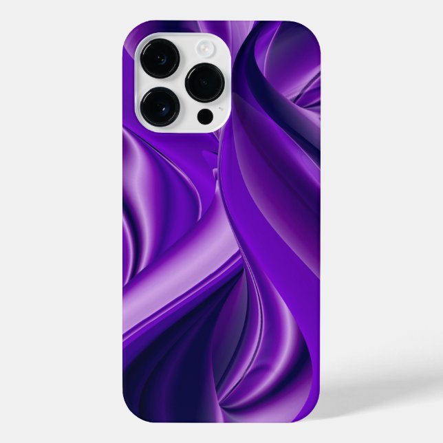 Funda Para iPhone Sueños del arcoiris de flores moradas (Reverso)
