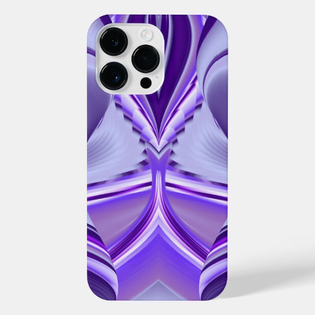 Funda Para iPhone Sueños del arcoiris de flores moradas (Reverso)