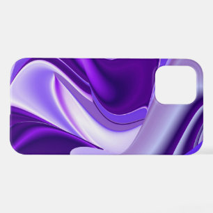 Funda Para iPhone 12 Sueños del arcoiris de flores moradas