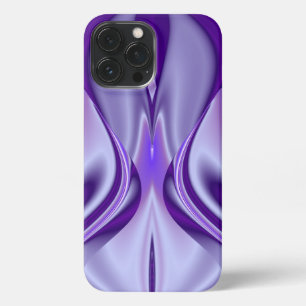 Funda Para iPhone 13 Pro Max Sueños del arcoiris de flores moradas