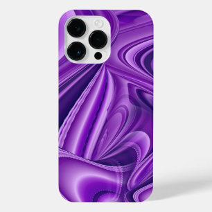 Funda Para iPhone 14 Pro Max Sueños del arcoiris de flores moradas
