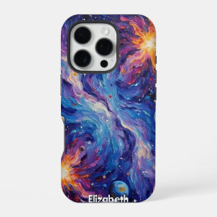 Funda Para iPhone 16 Pro Sueños Galácticos: Un Viaje Estrellado