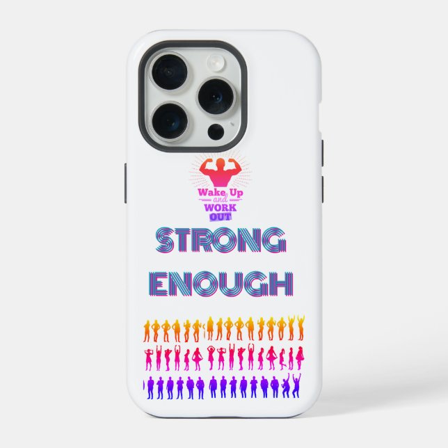 FUNDA PARA iPhone SUFICIENTEMENTE FUERTE (Reverso )