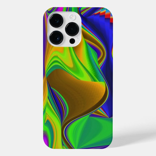 Funda Para iPhone Summerrainbow , Resumen del Rainbowart 3D (Reverso)