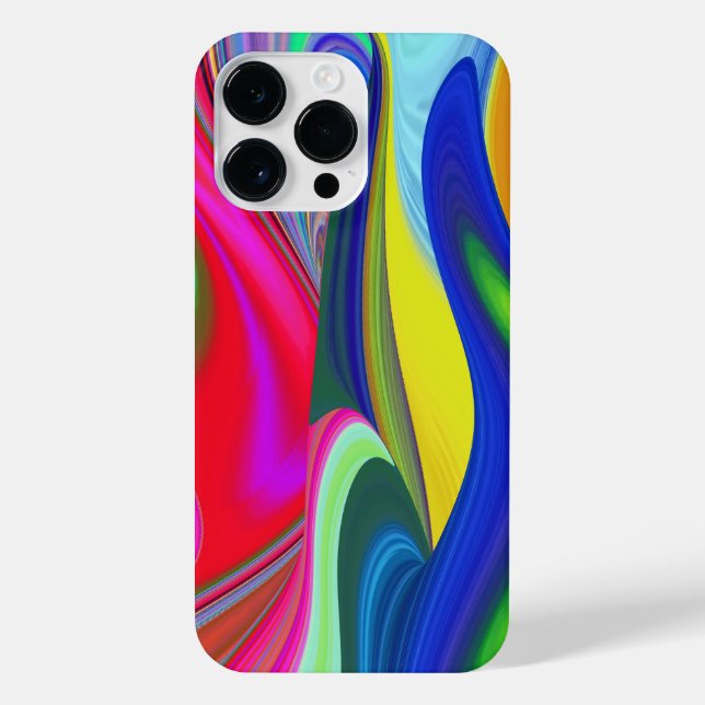 Funda Para iPhone Summerrainbow , Resumen del Rainbowart 3D (Reverso)