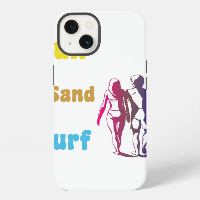 Funda Para iPhone Sun Sand Surf (Reverso )