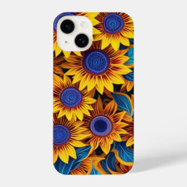 Funda Para iPhone 14 Sunflower Phone Case