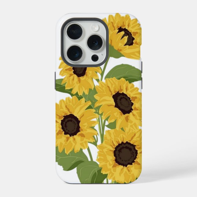 Funda Para iPhone Sunflower Phone Case  (Reverso )