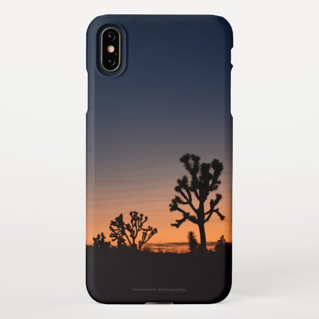 Funda Para iPhone Sunset Joshua Trees (Reverso)