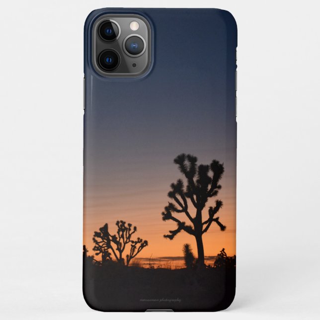 Funda Para iPhone Sunset Joshua Trees (Reverso)