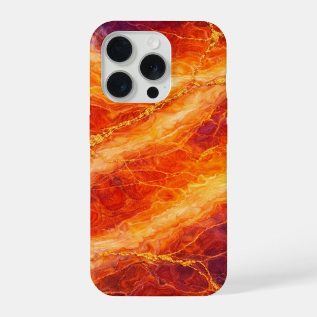 Funda Para iPhone Sunset Marble with Gold Veining (Reverso )