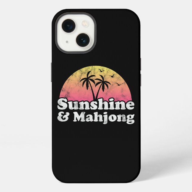 Funda Para iPhone Sunshine y Mahjong (Reverso )