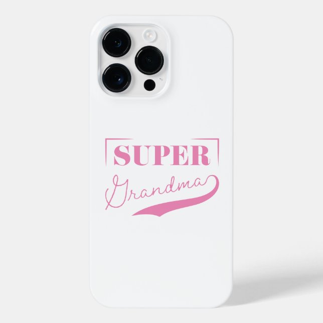 Funda Para iPhone Super Abuela (Reverso)