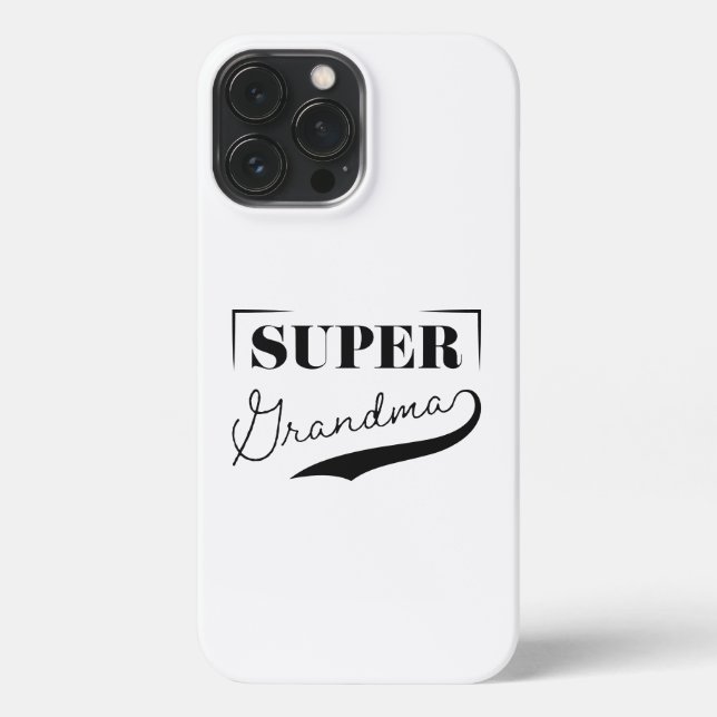 Funda Para iPhone Super Abuela (Reverso )