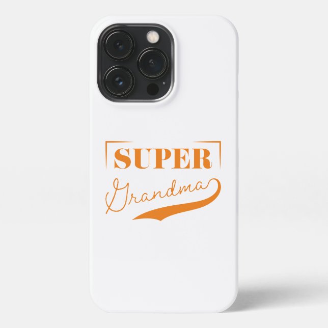 Funda Para iPhone Super Abuela (Reverso)
