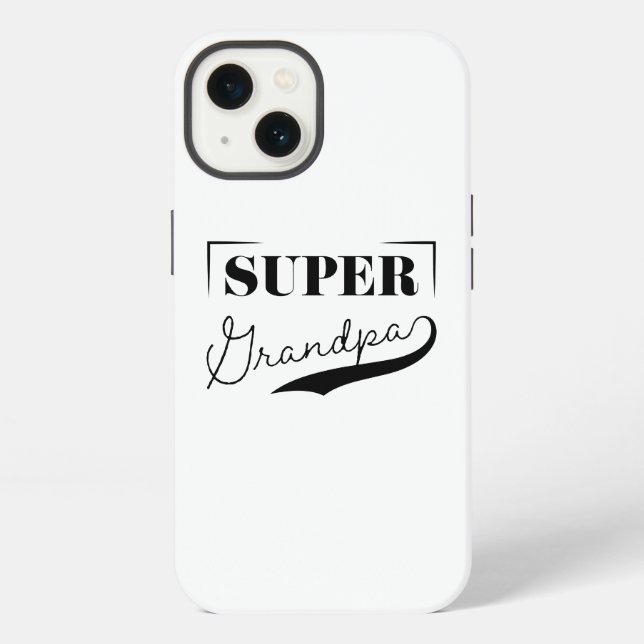Funda Para iPhone Super Abuelo (Reverso )