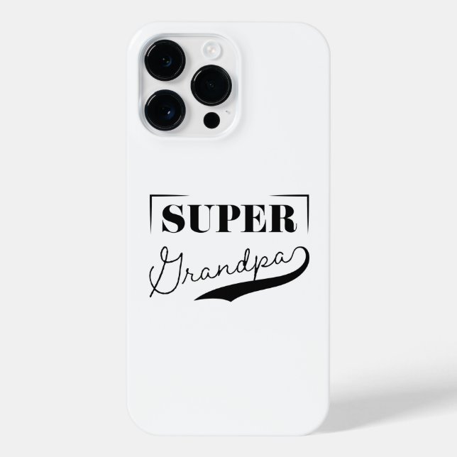 Funda Para iPhone Super Abuelo (Reverso)