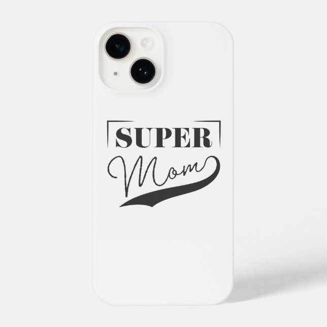 Funda Para iPhone Super Mamá (Reverso )