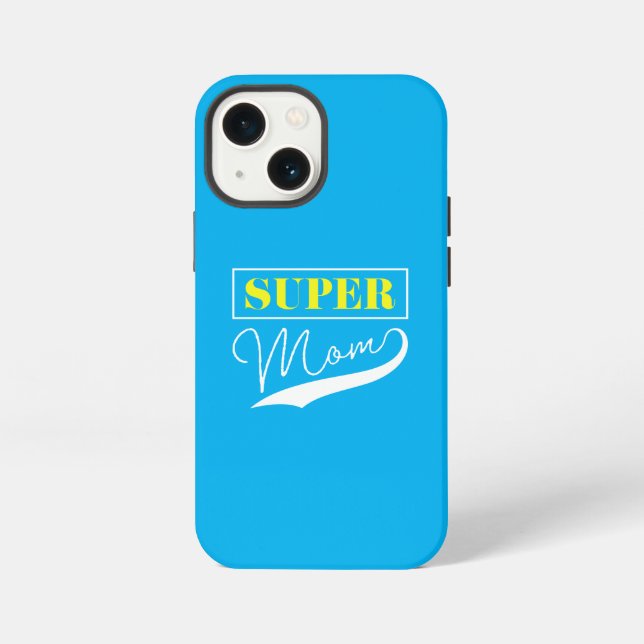 Funda Para iPhone Super Mamá (Reverso )