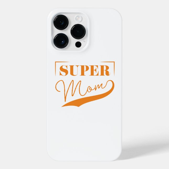 Funda Para iPhone Super Mamá (Reverso)