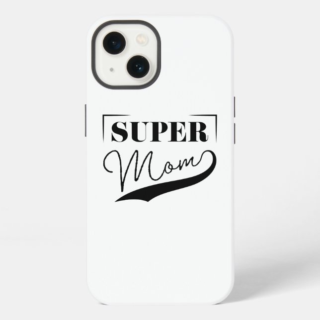 Funda Para iPhone Super Mamá (Reverso )