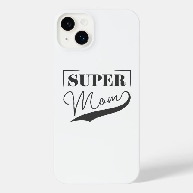 Funda Para iPhone Super Mamá (Reverso )