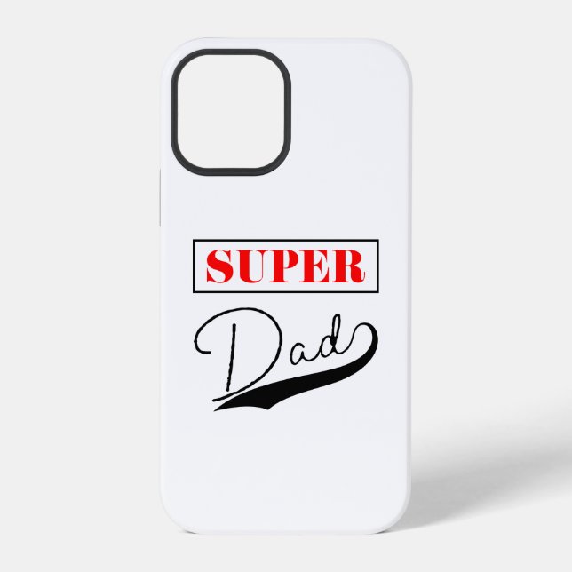Funda Para iPhone Super Papá  (Reverso )