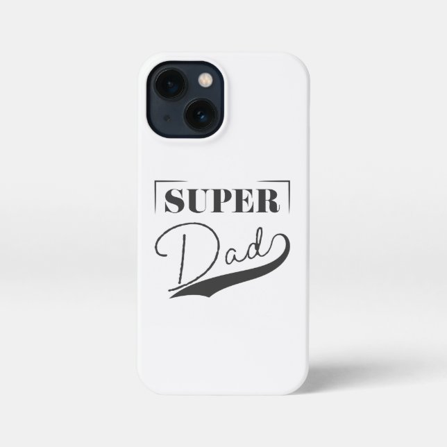 Funda Para iPhone Super Papá (Reverso )