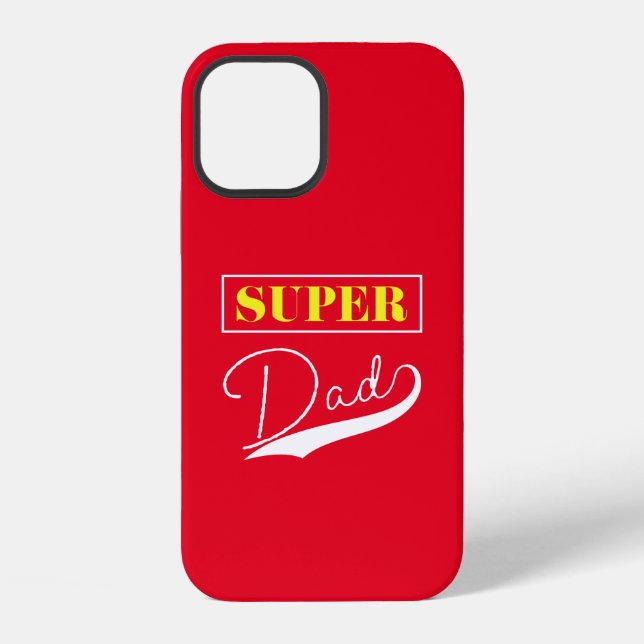 Funda Para iPhone Super Papá  (Reverso )