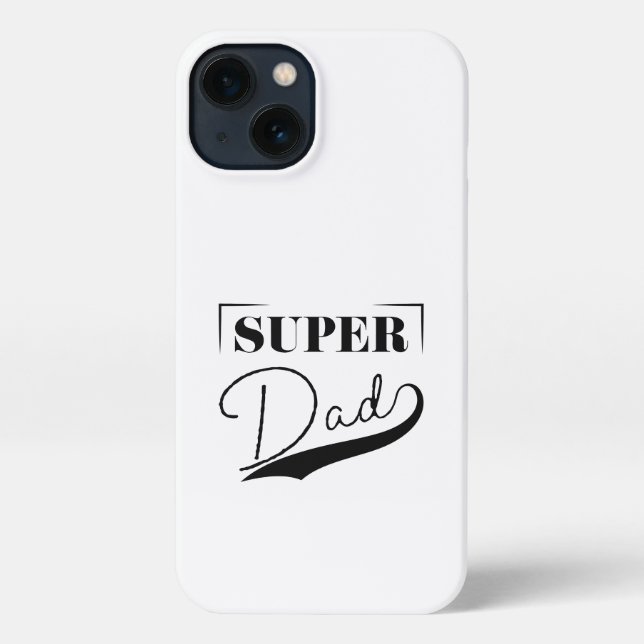Funda Para iPhone Super Papá (Reverso )