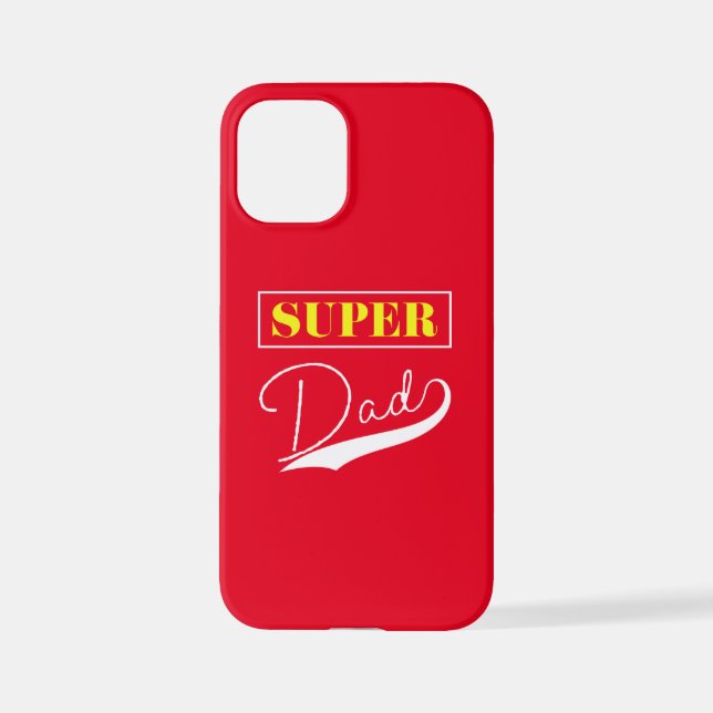 Funda Para iPhone Super Papá (Reverso )