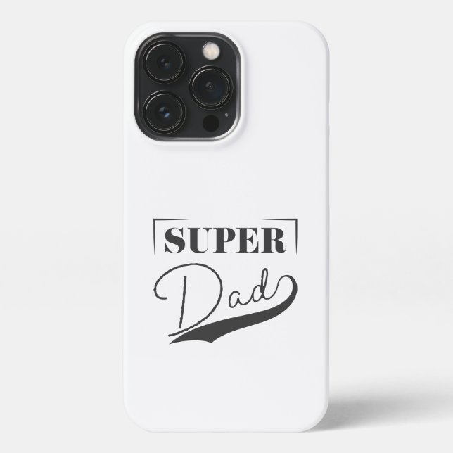 Funda Para iPhone Super Papá (Reverso)