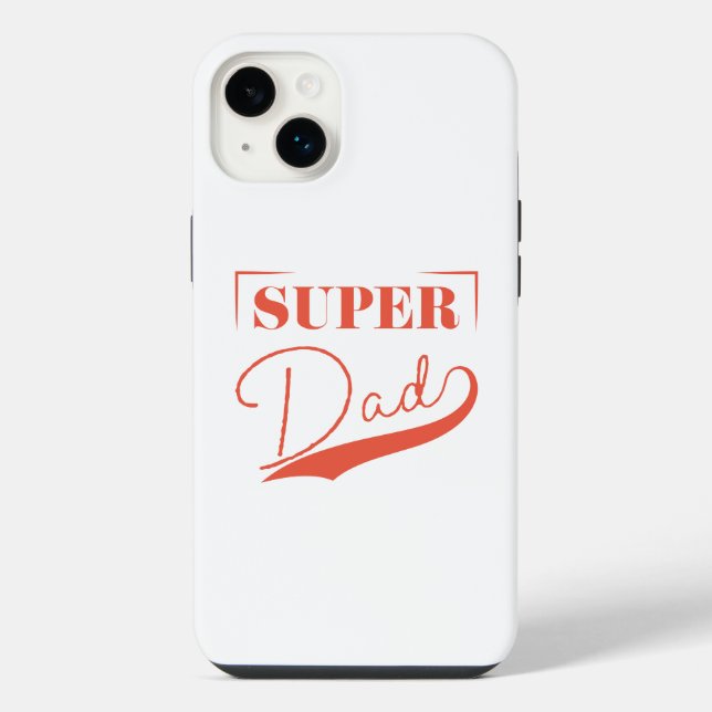 Funda Para iPhone Super Papá (Reverso)