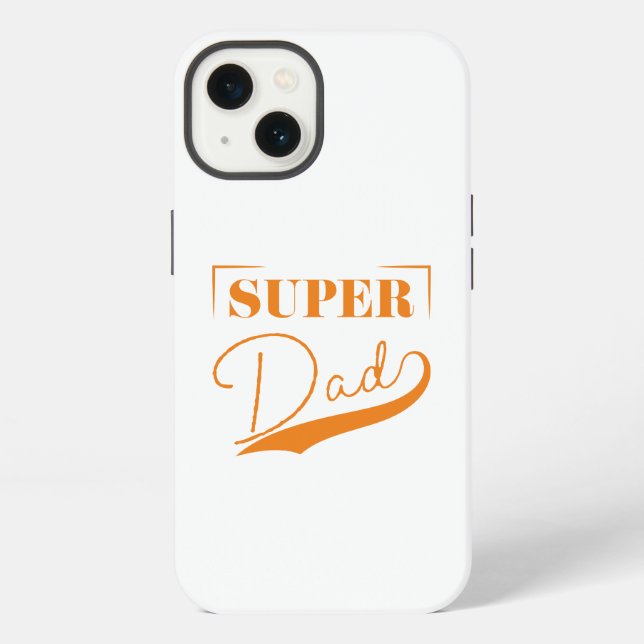 Funda Para iPhone Super Papá (Reverso )