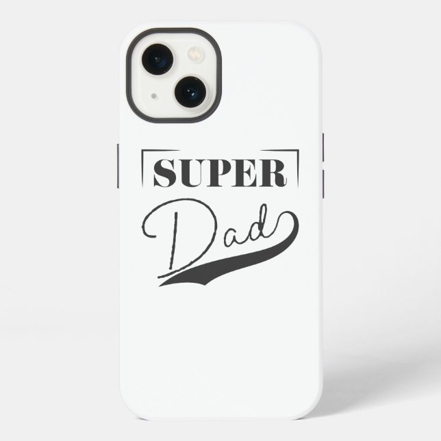 Funda Para iPhone Super Papá (Reverso )