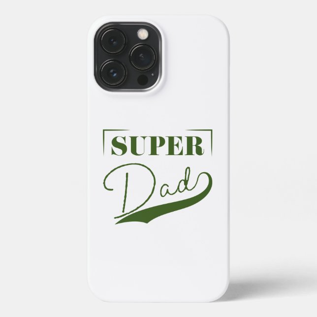 Funda Para iPhone Super Papá (Reverso )