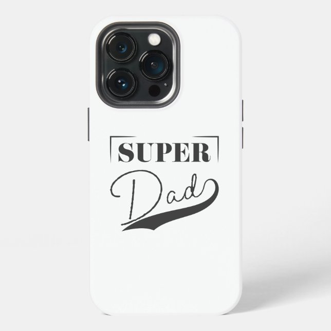 Funda Para iPhone Super Papá (Reverso )