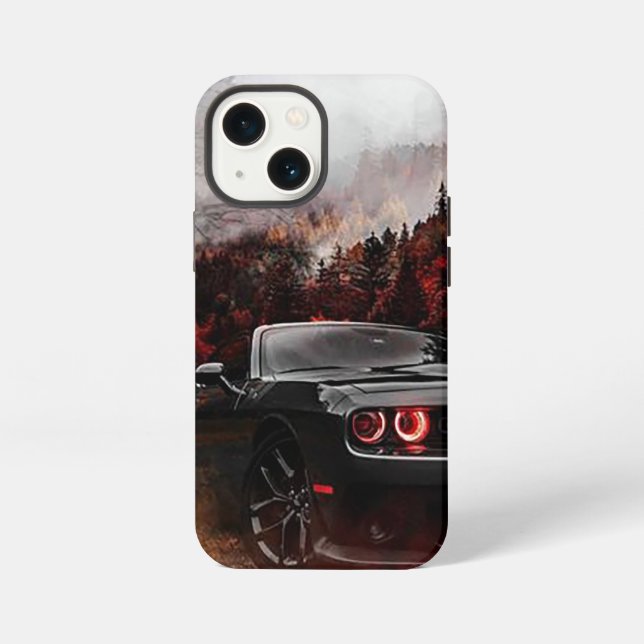 Funda Para iPhone supercoches negros (Reverso )