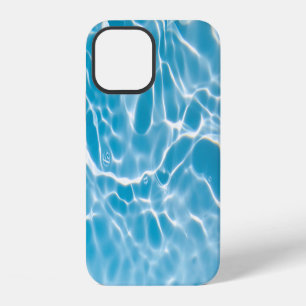 Funda Para iPhone 12 Superficie de agua azul, naturaleza abstracta