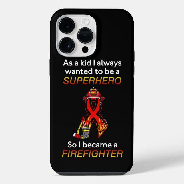 Funda Para iPhone SUPERHERO...Bombero (Reverso )