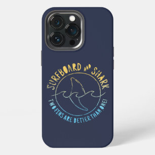 Funda Para iPhone 13 Pro Surf Y Tiburón En Verano