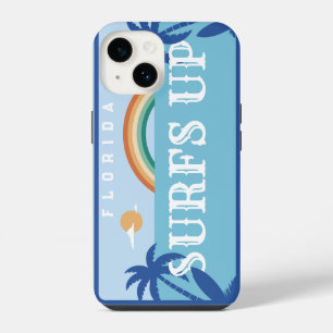 FUNDA PARA iPhone 14 SURFS UP FLORIDA PERSONALIZADO 