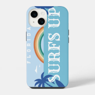 FUNDA PARA iPhone 14 SURFS UP FLORIDA PERSONALIZADO 