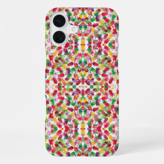 Funda Para iPhone 16 Plus Surreal Kaleidoscope Ice Pop Art