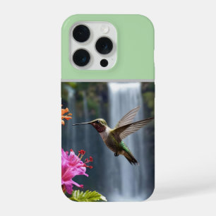 "Susurros de la Naturaleza: Colibrí, Cascada,